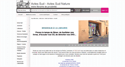 Desktop Screenshot of librairieactessud.com